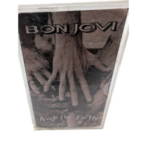 Bon Jovi Keep the Faith Cassette (Mercury, Nov 1992) Jambco Free Shipping